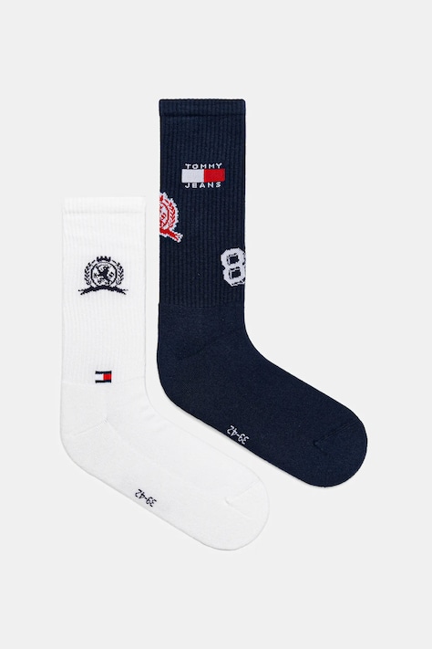 Tommy Jeans skarpetki 2-pack kolor granatowy 701236470