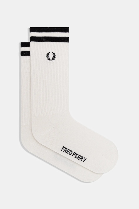 Čarape Fred Perry boja: bijela, C1150
