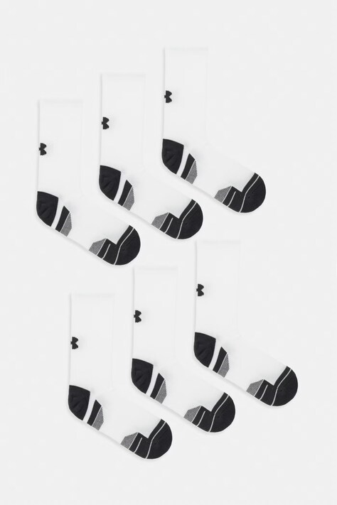 Under Armour skarpetki 6-pack kolor biały 1386242