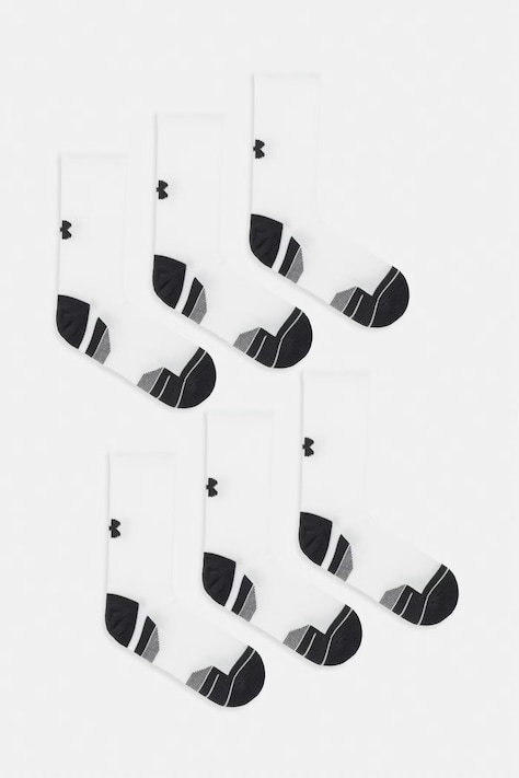 Under Armour skarpetki 6-pack kolor biały 1386242