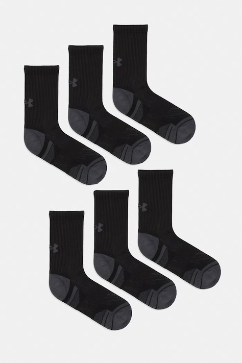 Under Armour skarpetki 6-pack kolor czarny 1386242