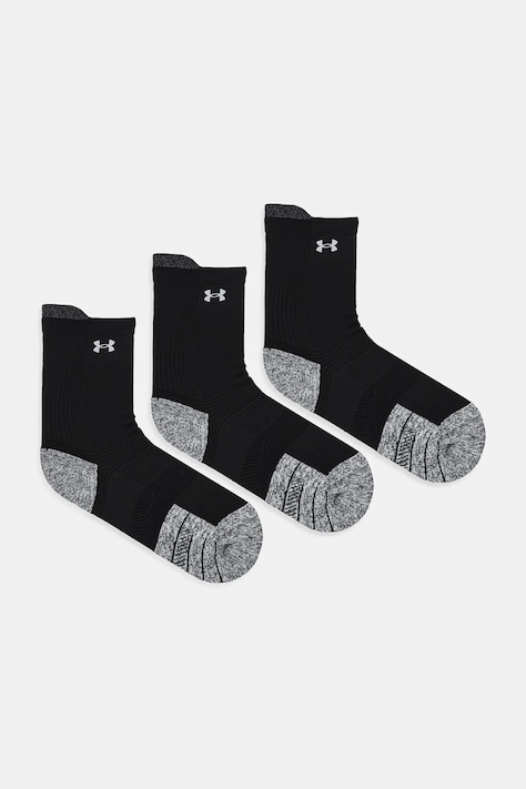 Nogavice Under Armour 3-pack črna barva, 1387043