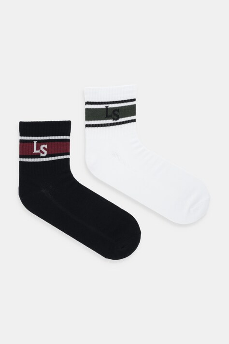Nogavice Levi's 2-pack bela barva, 37157-1299
