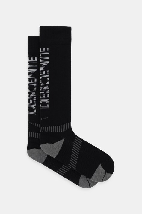 Descente skarpety narciarskie Arch Spiral Sox kolor czarny DW5FSO02UU