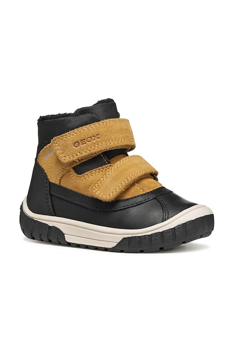 Geox buty zimowe skórzane dziecięce OMAR kolor czarny B462DC.04322
