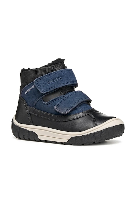 Geox buty zimowe skórzane dziecięce OMAR kolor granatowy B462DC.04322