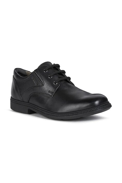 Geox scarpe basse in pelle bambini FEDERICO colore nero J04D1C.00043