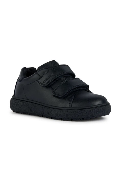 Geox teniși din piele copii THELEVEN culoarea negru, J36LDD.00043
