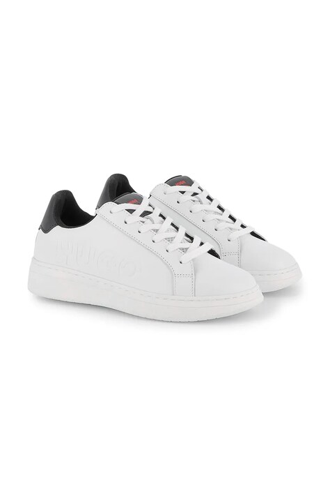 HUGO sneakers din piele culoarea alb, G00533