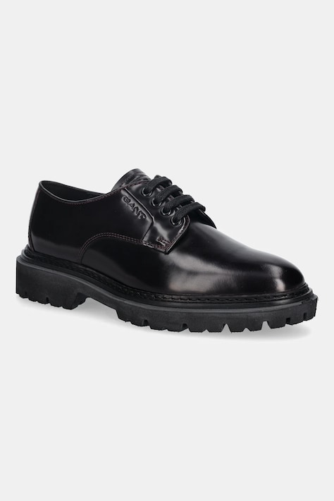 Кожаные туфли Gant Ivyhill цвет коричневый на платформе 31531063