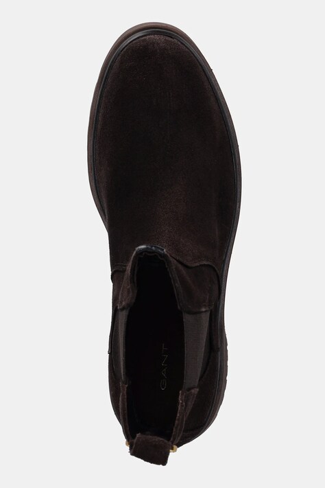 Gant sztyblety zamszowe Aligrey damskie kolor brązowy na platformie 31553157