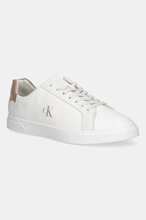 Calvin Klein sneakers LOW PRO CUPS LTH MG culoarea alb, HW0HW02823