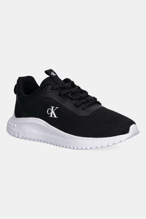 Superge Calvin Klein EVA RUNNER DRAWSTRING MIX MG črna barva, YW0YW01992