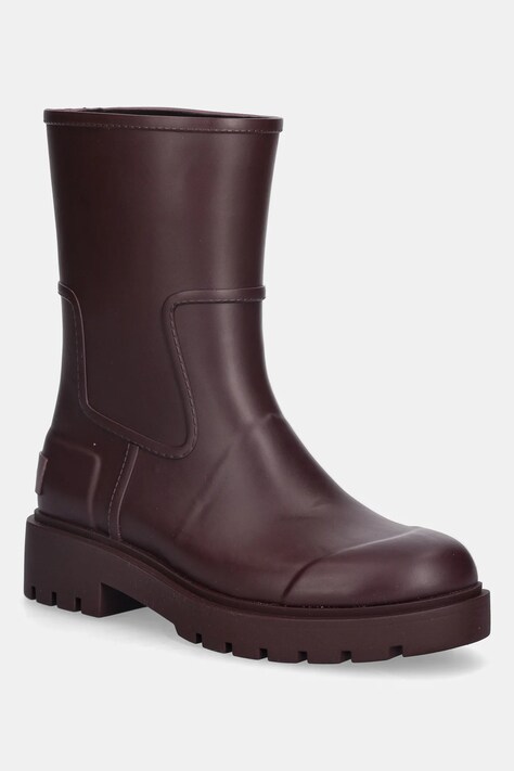 Гумові чоботи Calvin Klein MID RAINBOOT RUBBER колір бордовий YW0YW02004