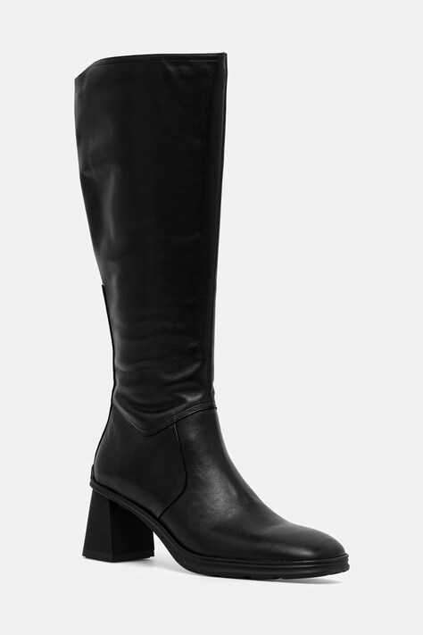 Vagabond Shoemakers ghete de piele JANINE culoarea negru, cu toc drept, 6038-101-20