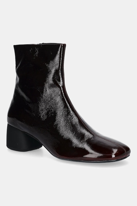 Кожаные полусапожки Vagabond Shoemakers LIVIA цвет бордовый каблук кирпичик 6056-060-38