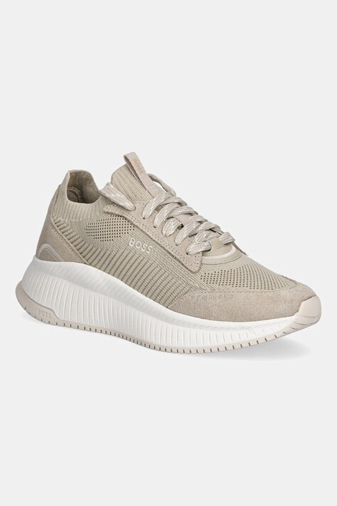 BOSS sneakers TTNMEVO culoarea bej, 50536413