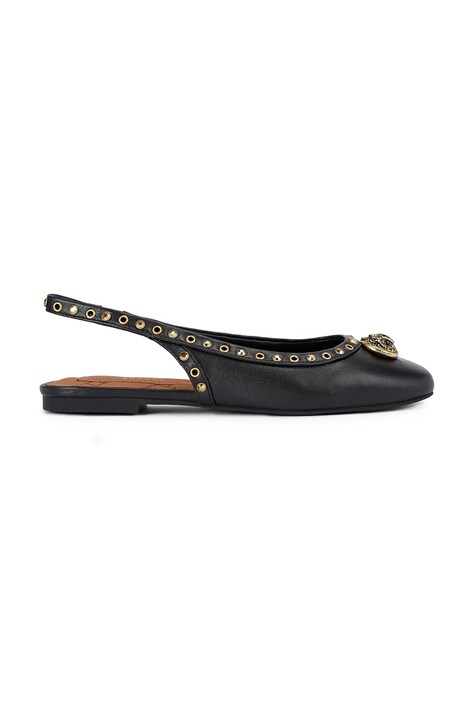 Kurt Geiger London ballerine in pelle Chelsea Ballet Sling colore nero  4735100109