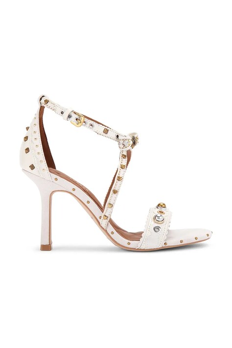 Kurt Geiger London szpilki Mini Bow Eyelet Sandal kolor beżowy 4711944109
