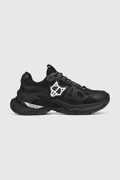 Naked Wolfe sneakers Smash culoarea negru, Smash Double Black Mesh