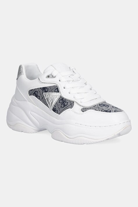 Guess sneakers HAPYY4 culoarea alb, FLTHP4 FAL12