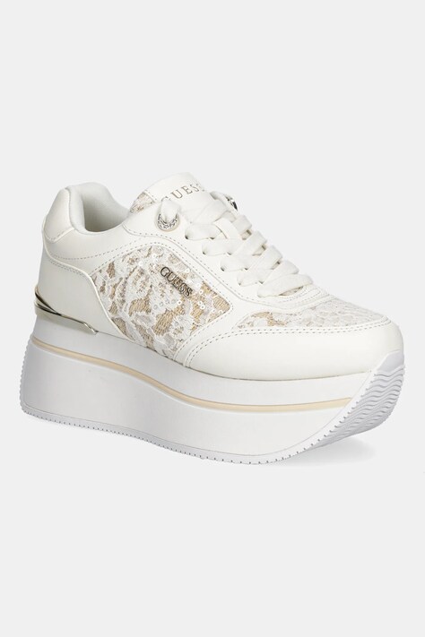 Αθλητικά Guess CAMRIO8 χρώμα: άσπρο, FLTCM8 ELE12