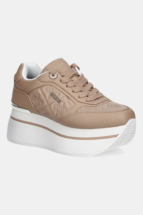 Αθλητικά Guess CAMRIO9 χρώμα: μπεζ, FLTCM9 FAL12