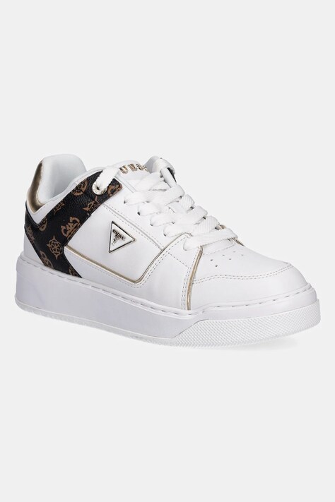 Αθλητικά Guess DELOVE χρώμα: άσπρο, FLTDEL FAL12