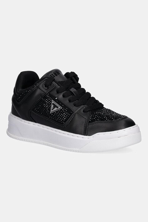 Tenisice Guess DELOVE2 boja: crna, FLTDL2 LEA12