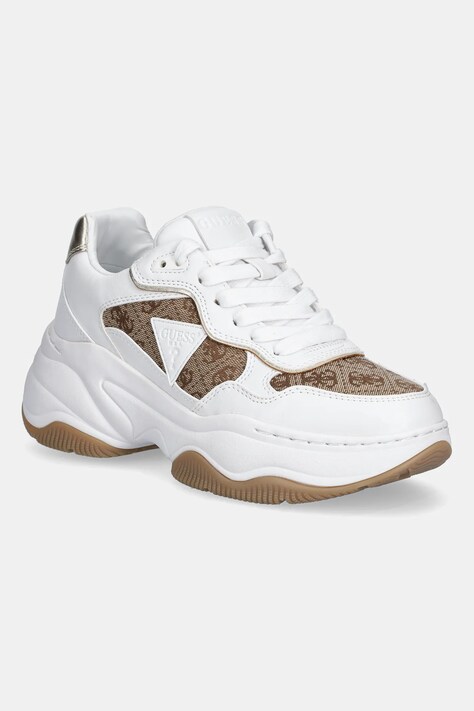 Guess sneakersy HAPYY4 damskie kolor biały FLTHP4 FAL12
