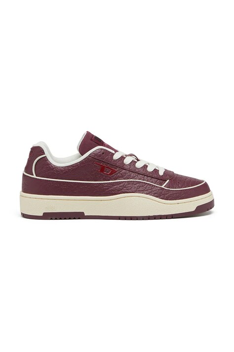 Diesel sneakersy skórzane S-Tracker-D Low W damskie kolor bordowy Y03513-P8417-T5086