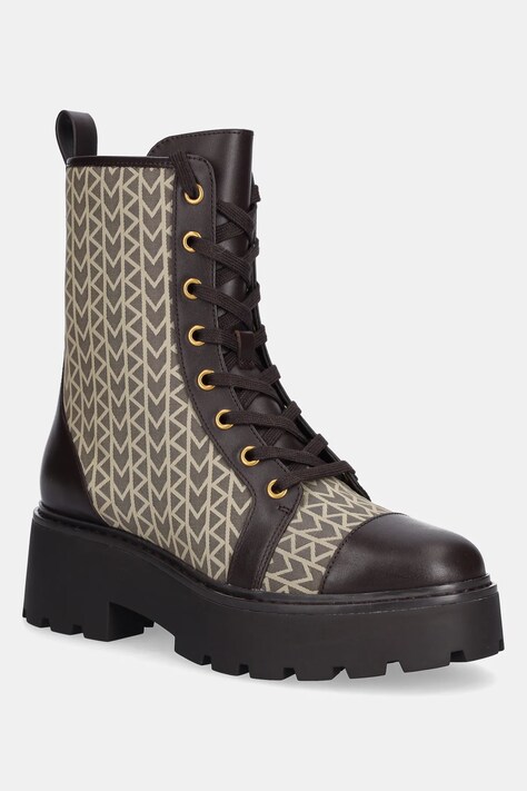 Μποτάκια εργασίας MICHAEL Michael Kors Blake χρώμα: καφέ, 40T5BKFE5Y.270