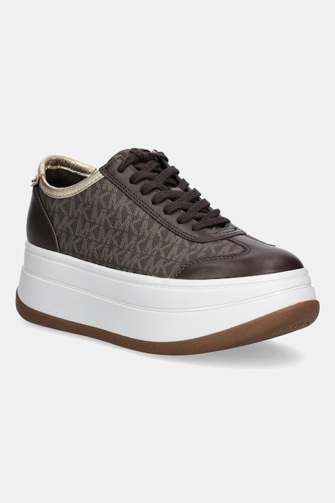 Αθλητικά MICHAEL Michael Kors Hayes χρώμα: καφέ, 43T5HYFS2L.200