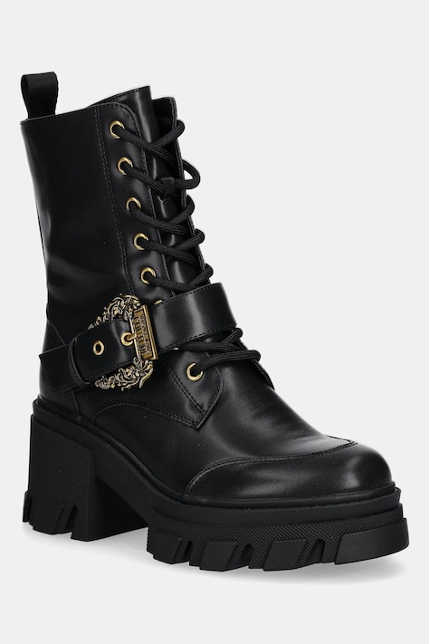 Versace Jeans Couture botine culoarea negru, cu toc drept, 79VA3S86 71570 899