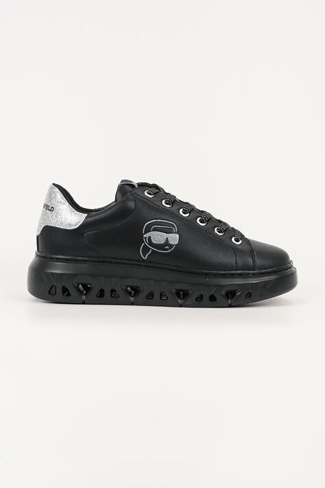 Karl Lagerfeld sneakersy skórzane KAPRI KITE kolor czarny KL64525