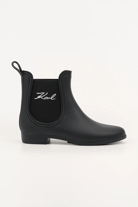 Karl Lagerfeld kalosze KALOSH II damskie kolor czarny KL94775