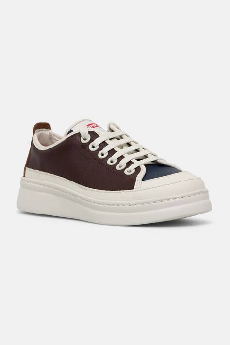 Camper sneakersy skórzane TWS damskie kolor bordowy K201626-018