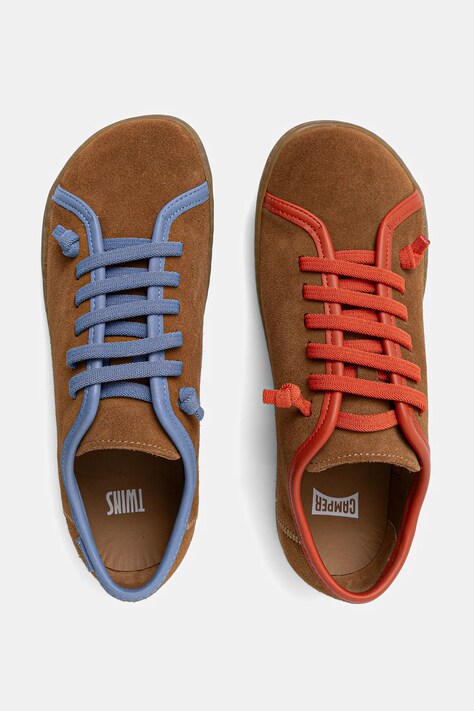 Camper sneakers din piele intoarsă TWS culoarea maro, K201830-006