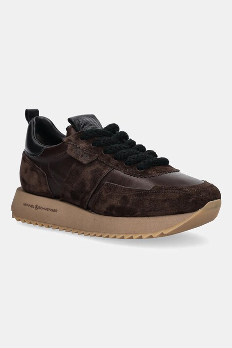 Kennel & Schmenger sneakersy zamszowe Flash damskie kolor brązowy 61-19550.418