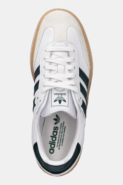 Шкіряні кросівки adidas Originals Sambae — AW25-OBD0YP, білий — фото 4