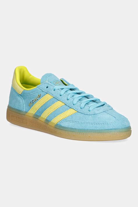 Semišové tenisky adidas Originals Handball Spezial dámské, tyrkysová barva, JR7351