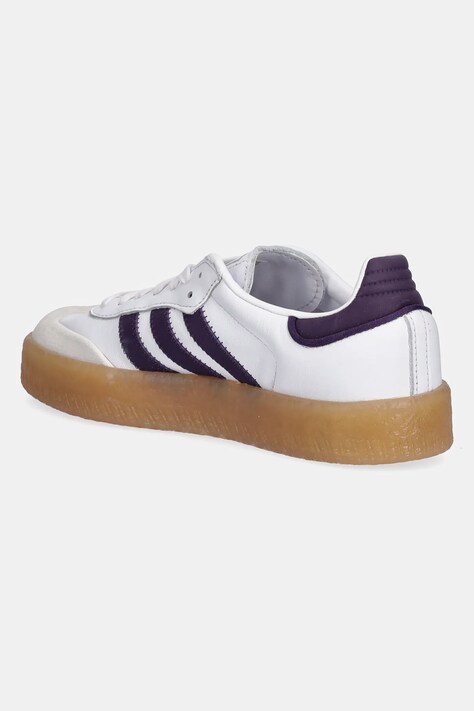 Шкіряні кросівки adidas Originals Sambae — AW25-OBD0ZU, білий — фото 3