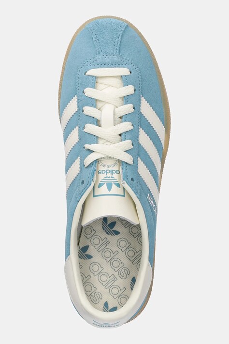 Замшеві кросівки adidas Originals Muenchen — AW25-OBD0ZY, бірюзовий — фото 4