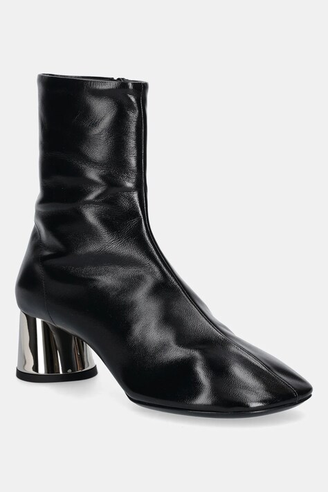 Proenza Schouler botki skórzane Glove damskie kolor czarny na słupku SH251025