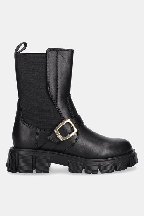 Шкіряні черевики Love Moschino — AW25-OBD14N, чорний — фото 2