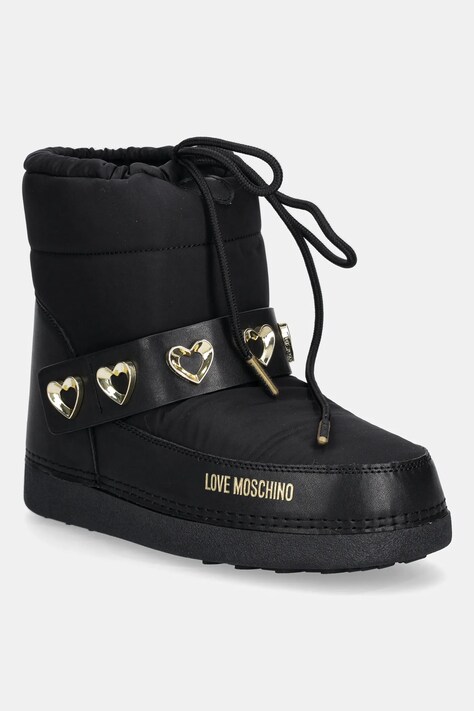 Love Moschino śniegowce kolor czarny JA24182G1NISD00A