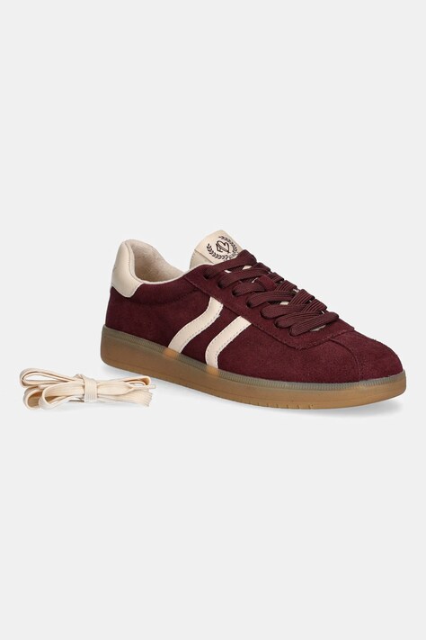Aldo sneakersy zamszowe CHICSNEAKER damskie kolor bordowy 14053633