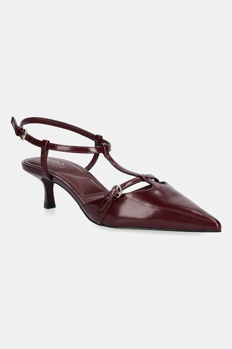 Aldo pantofi cu toc GALATRIX culoarea bordo, 14055185