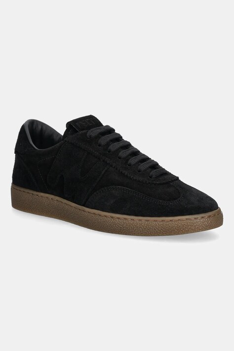 MSGM sneakersy zamszowe damskie kolor czarny 3941MDS021 996