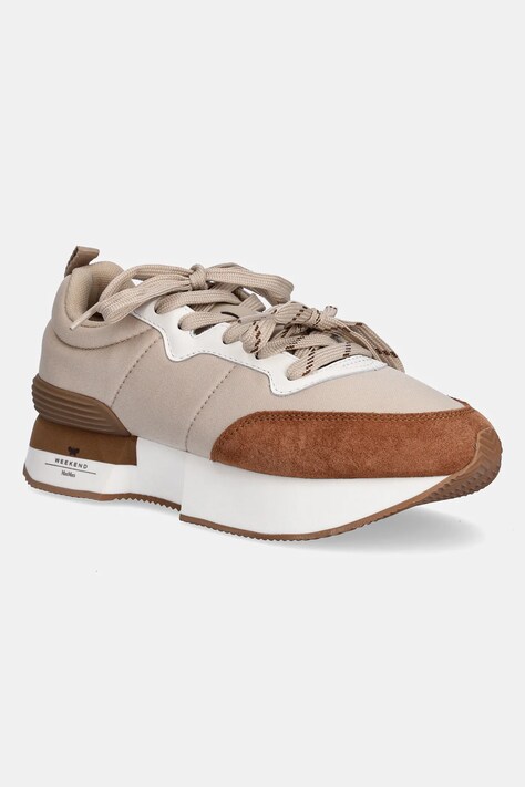 Weekend Max Mara sneakersy Zambra kolor beżowy 2525766014600